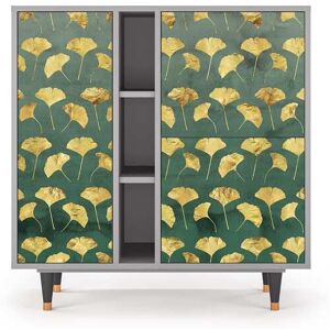 Storyz Buffet vert et jaune 3 portes L 94 cm Vert 41x96x94cm