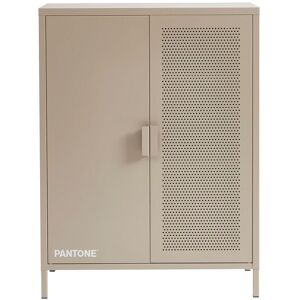 Pantone Buffet métal taupe h100cm Taupe 75x100x35cm - Publicité Pantone Buffet métal taupe h100cm Taupe 75x100x35cm - Publicité