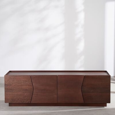Maisons du Monde Meuble TV en bois de manguier massif, L185 cm Marron 185x57x45cm - Publicité Maisons du Monde Meuble TV en bois de manguier massif, L185 cm Marron 185x57x45cm - Publicité