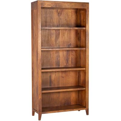 MOYCOR Étagère en bois - 5 étagères - Marron - 190cm - Publicité MOYCOR Étagère en bois - 5 étagères - Marron - 190cm - Publicité