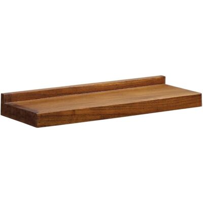 MOYCOR Étagère murale en bois marron L 75 cm Marron 75x8x25cm - Publicité MOYCOR Étagère murale en bois marron L 75 cm Marron 75x8x25cm - Publicité