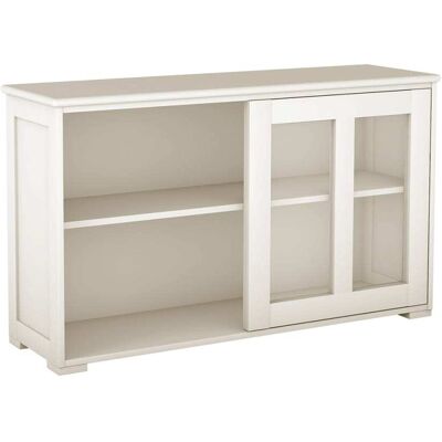 Giantex Buffet commode bas beige Beige 107x63x33cm - Publicité Giantex Buffet commode bas beige Beige 107x63x33cm - Publicité