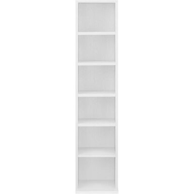 HelloShop26 - Étagère pour CD 90cm Blanc - Organisateur de stockage CD/DVD - Publicité HelloShop26 - Étagère pour CD 90cm Blanc - Organisateur de stockage CD/DVD - Publicité