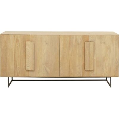 Kare Design Buffet 4 portes en manguier massif Marron 165x76x40cm - Publicité Kare Design Buffet 4 portes en manguier massif Marron 165x76x40cm - Publicité
