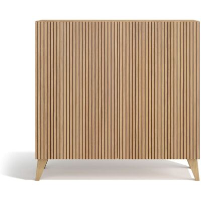 Herdasa Meuble à chaussures en mélamine chêne doré portes imprimées 90x90x27 Marron 90x87x27cm - Publicité Herdasa Meuble à chaussures en mélamine chêne doré portes imprimées 90x90x27 Marron 90x87x27cm - Publicité