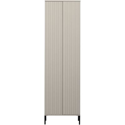 WOOOD Armoire avec tiroir pin beige Blanc 42x210x60cm - Publicité WOOOD Armoire avec tiroir pin beige Blanc 42x210x60cm - Publicité