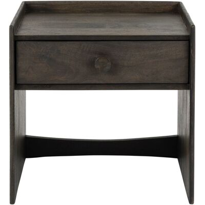 IDIMEX Table de chevet en bois de manguier massif avec 1 tiroir, brun Marron 55x55x46cm - Publicité IDIMEX Table de chevet en bois de manguier massif avec 1 tiroir, brun Marron 55x55x46cm - Publicité