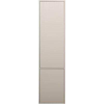 WOOOD Armoire de rangement étroite en pin beige Gris 40x215x55cm - Publicité WOOOD Armoire de rangement étroite en pin beige Gris 40x215x55cm - Publicité