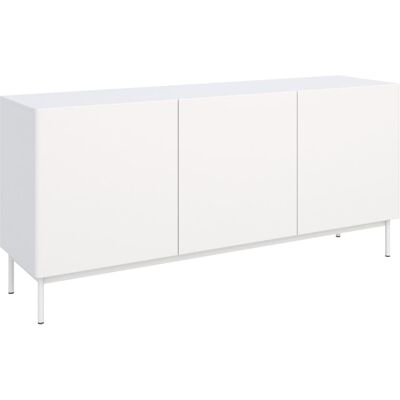 Selsey Meuble tv haut 3 portes blanc 160 cm Blanc 160x72x160cm - Publicité Selsey Meuble tv haut 3 portes blanc 160 cm Blanc 160x72x160cm - Publicité