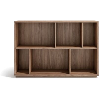 Herdasa Bibliothèque en mélaminé noyer 80x119x32 cm Marron 119x80x32cm - Publicité Herdasa Bibliothèque en mélaminé noyer 80x119x32 cm Marron 119x80x32cm - Publicité