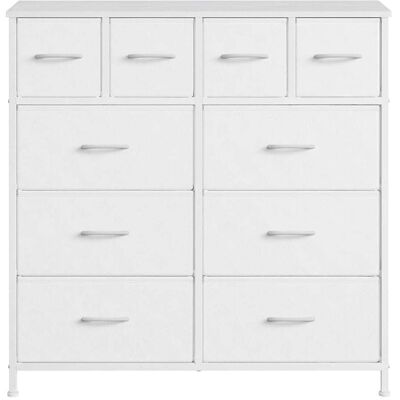 SONGMICS Commode avec 10 tiroirs pour chambre 98.7 x 30 x 96.2 cm blanc Blanc 99x96x30cm - Publicité SONGMICS Commode avec 10 tiroirs pour chambre 98.7 x 30 x 96.2 cm blanc Blanc 99x96x30cm - Publicité