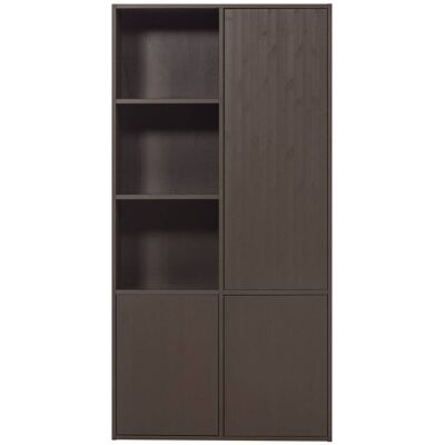 WOOOD Armoire de rangement droit en pin marron Marron 40x215x108cm - Publicité WOOOD Armoire de rangement droit en pin marron Marron 40x215x108cm - Publicité