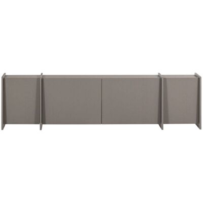 WOOOD Meuble tv 200 cm en placage frêne gris Gris 44x53x200cm - Publicité WOOOD Meuble tv 200 cm en placage frêne gris Gris 44x53x200cm - Publicité