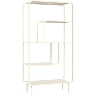 Happy Garden Console design en métal blanc Blanc 70x136x33cm - Publicité Happy Garden Console design en métal blanc Blanc 70x136x33cm - Publicité