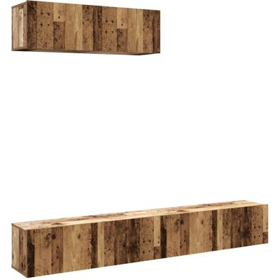 Helloshop26 Lot de 3 meubles bois marron 100 x 30 x 30 cm Marron 100x30x30cm - Publicité Helloshop26 Lot de 3 meubles bois marron 100 x 30 x 30 cm Marron 100x30x30cm - Publicité