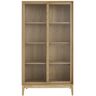 Maisons du Monde Vitrine vintage 2 portes Beige 100x180x40cm