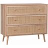 sweeek Commode en décor bois et cannage Marron 90x79x39cm