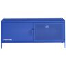 Drawer Meuble TV 2 portes en métal PANTONE L120cm bleu klein Bleu 120x50x40cm