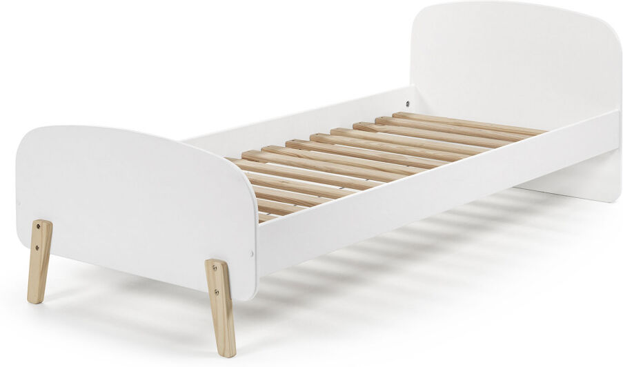 Drawer Lit enfant en bois 90x200cm blanc Blanc 95x73x206cm