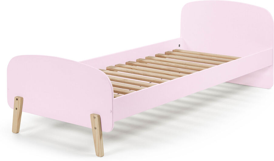 Drawer Lit enfant en bois 90x200cm rose Rose 95x73x206cm