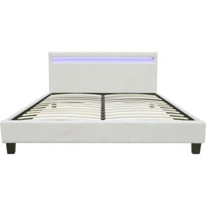 Lit en tissu bouclette  image