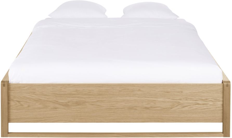 Maisons du Monde Lit 4 tiroirs beige L170 avec sommier à lattes Beige 170x42.5x207.4cm