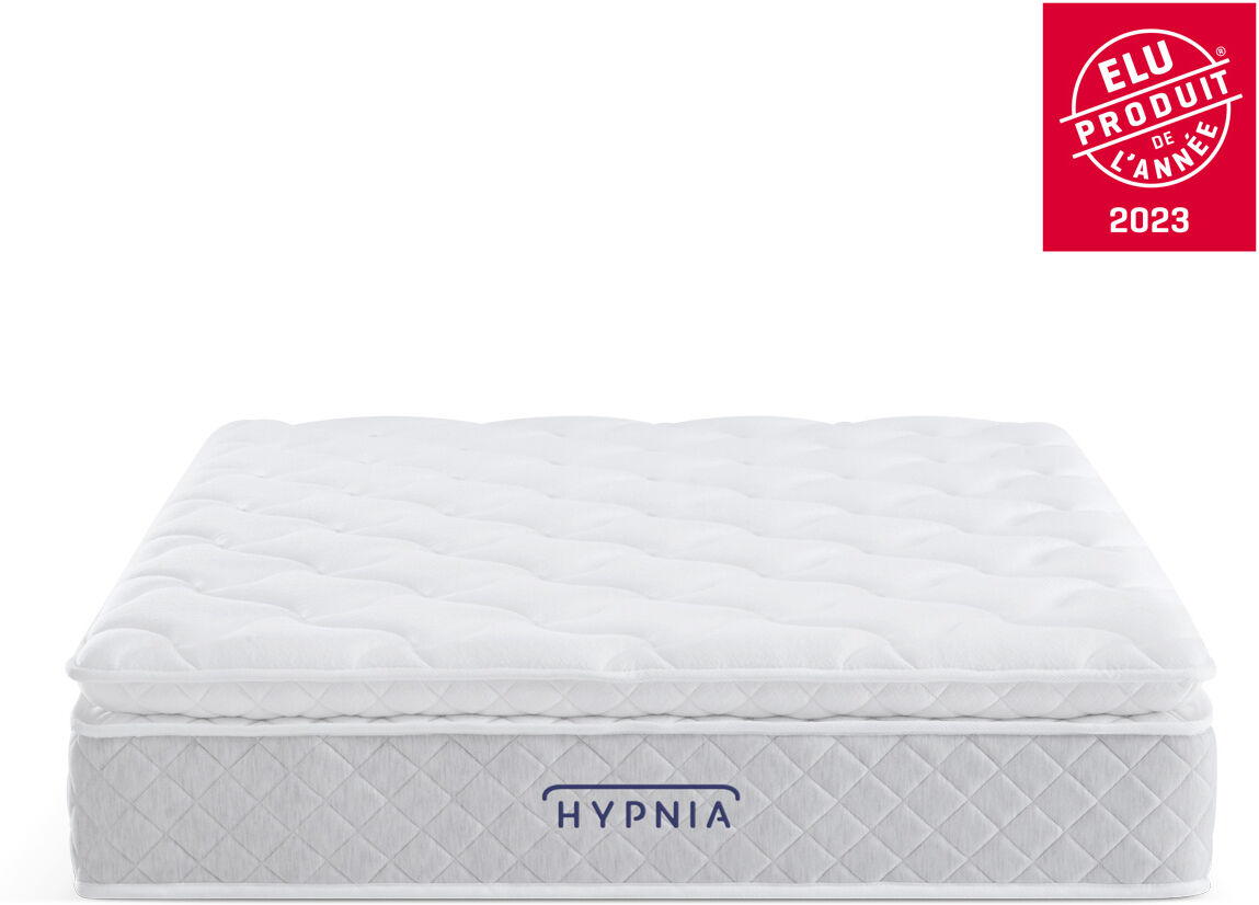 Hypnia Matelas ressorts Bien-être Suprême Ép. 30 (cm) - 140x190 cm Blanc 190x30x140cm