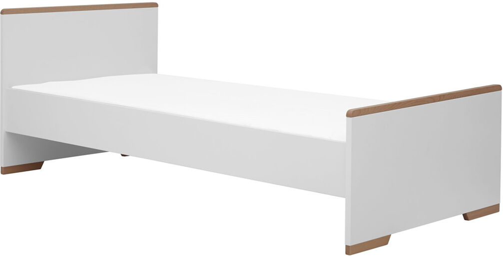 Pinio Lit junior 90x200 blanc naturel Beige 205x76x96cm