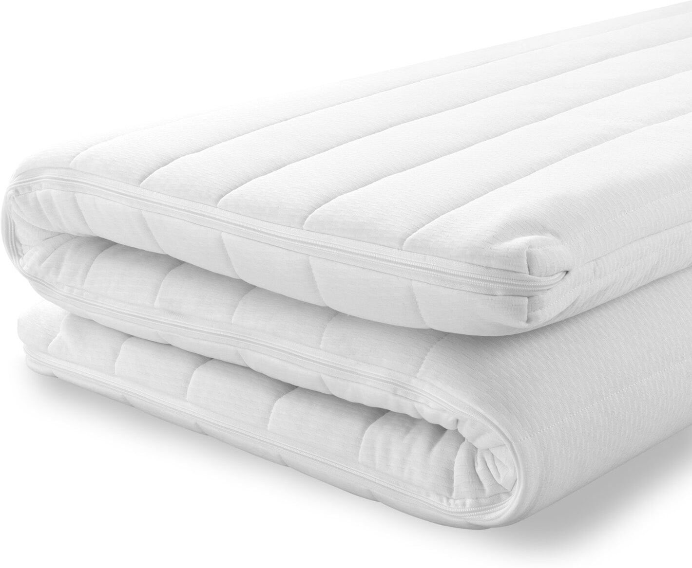 Mister Sandman Surmatelas 140x200 Top Confort, Mousse ergonomique - Pour tous matelas Blanc 140x5x200cm