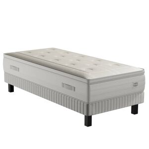 Simmons Ens REFLEXION 90x190 matelas H33 ressort ensachés, ferme, sommier Blanc 190x58x90cm