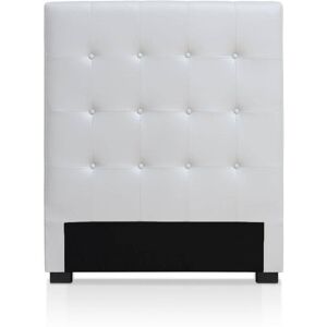 Menzzo Tête de lit 90cm blanc Blanc 93x12x11cm