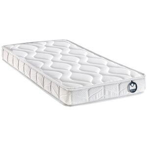 Bultex Matelas mousse hypoallergenique 12 cm 60x140 Blanc 140x12x60cm