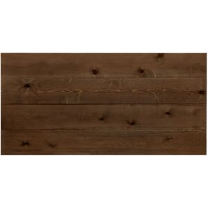 Tête de lit en pin chêne foncé - DECOWOOD - Publicité Tête de lit en pin chêne foncé - DECOWOOD - Publicité