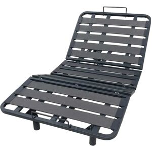 Reca Bedding Lit électrique, matelas à mémoire de forme, lattes en pin 90x190 cm Noir 190x40x90cm - Publicité Reca Bedding Lit électrique, matelas à mémoire de forme, lattes en pin 90x190 cm Noir 190x40x90cm - Publicité