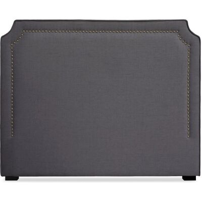 Menzzo Tête de lit 140cm tissu gris Gris 143x123x11cm - Publicité Menzzo Tête de lit 140cm tissu gris Gris 143x123x11cm - Publicité