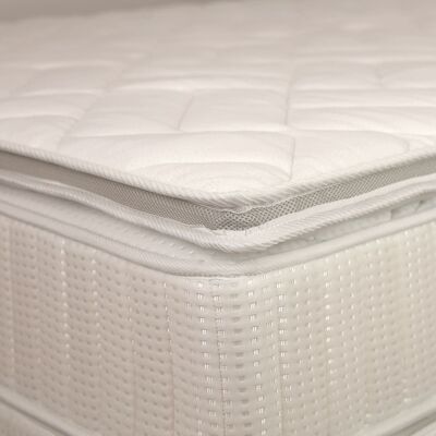 Dodo Surmatelas à mémoire de forme 140x190 cm Blanc 190x0x140cm - Publicité Dodo Surmatelas à mémoire de forme 140x190 cm Blanc 190x0x140cm - Publicité