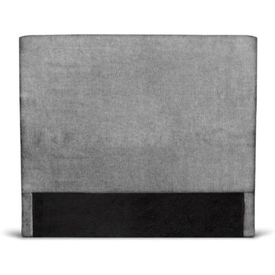 Usinestreet Tête de lit lisse en tissu - gris - 140 cm Gris 140x120x8cm - Publicité Usinestreet Tête de lit lisse en tissu - gris - 140 cm Gris 140x120x8cm - Publicité