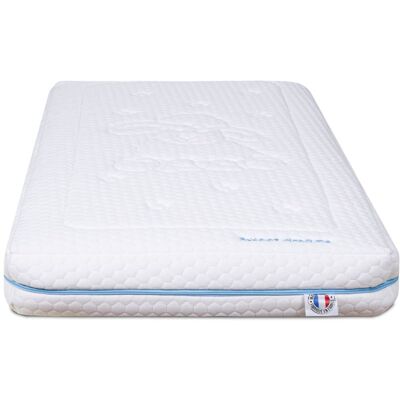 MINEA Matelas bébé mousse h14 90x190 Marron 190x14x90cm - Publicité MINEA Matelas bébé mousse h14 90x190 Marron 190x14x90cm - Publicité