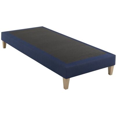 Someo Sommier déco tapissier 80 x 190 Bleu 190x15x80cm - Publicité Someo Sommier déco tapissier 80 x 190 Bleu 190x15x80cm - Publicité