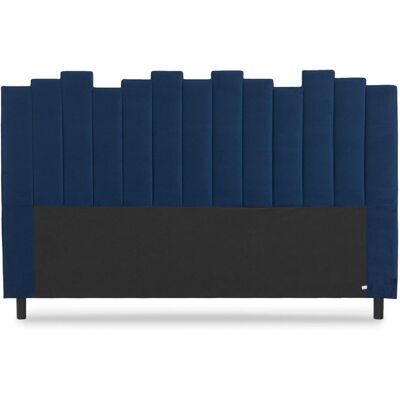 Menzzo Tête de lit 180cm velours bleu Bleu 180x120x8cm - Publicité Menzzo Tête de lit 180cm velours bleu Bleu 180x120x8cm - Publicité