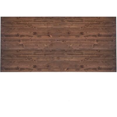 NATYAL Tête de lit en bois massif de couleur sombre 200x75cm Marron 200x75x4cm - Publicité NATYAL Tête de lit en bois massif de couleur sombre 200x75cm Marron 200x75x4cm - Publicité