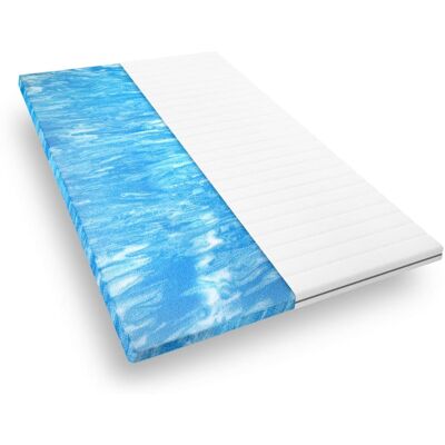 Mister Sandman Surmatelas en mousse gel ergonomique 200x90x5 cm Blanc 200x5x90cm - Publicité Mister Sandman Surmatelas en mousse gel ergonomique 200x90x5 cm Blanc 200x5x90cm - Publicité