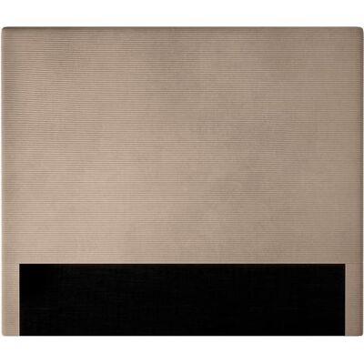 Usinestreet Tête de lit en velours côtelé - 140cm - taupe Marron 140x120x8cm - Publicité Usinestreet Tête de lit en velours côtelé - 140cm - taupe Marron 140x120x8cm - Publicité