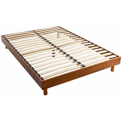 Terre de Nuit Sommier kit en bois massif 13 cm noisette 180x200 Marron 200x27x180cm - Publicité Terre de Nuit Sommier kit en bois massif 13 cm noisette 180x200 Marron 200x27x180cm - Publicité