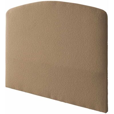 Terre de Nuit Tête de lit déco bouclette beige 160 cm Beige 5x120x160cm - Publicité Terre de Nuit Tête de lit déco bouclette beige 160 cm Beige 5x120x160cm - Publicité