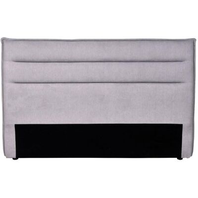 Weber industries Tête de lit en tissu 140 et 160 cm gris clair Gris 168x105x7cm - Publicité Weber industries Tête de lit en tissu 140 et 160 cm gris clair Gris 168x105x7cm - Publicité