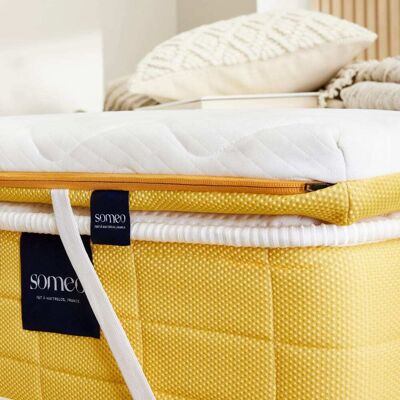 Surmatelas Someo S55 - 120x190 - Confort et Soutien - Publicité Surmatelas Someo S55 - 120x190 - Confort et Soutien - Publicité