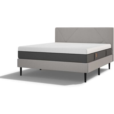 Emma Ensemble lit matelas mémoire de forme ressorts 180x200 Blanc 200x35x180cm - Publicité Emma Ensemble lit matelas mémoire de forme ressorts 180x200 Blanc 200x35x180cm - Publicité