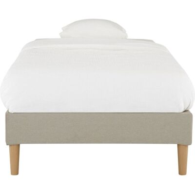 IDIMEX Sommier tapissier à lattes, beige 90 x 190 cm Beige 90x31x190cm - Publicité IDIMEX Sommier tapissier à lattes, beige 90 x 190 cm Beige 90x31x190cm - Publicité