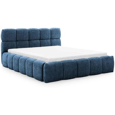 Casanova Paris Lit coffre tissu bouclette 160x200cmcm bleu foncé Bleu 231x97x160cm - Publicité Casanova Paris Lit coffre tissu bouclette 160x200cmcm bleu foncé Bleu 231x97x160cm - Publicité